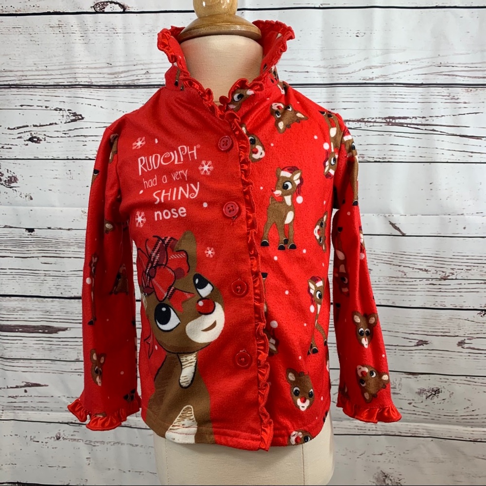Rudolph Toddler Holiday Pajamas - 2T NWOT